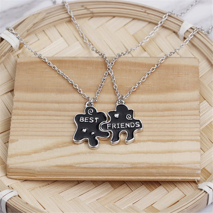 Mothers Day Gifts, Necklaces for Women, Fashion Sliver Fresh Best Friends Clavicle Necklace Womens Jewellery Jewelry Gift for Women