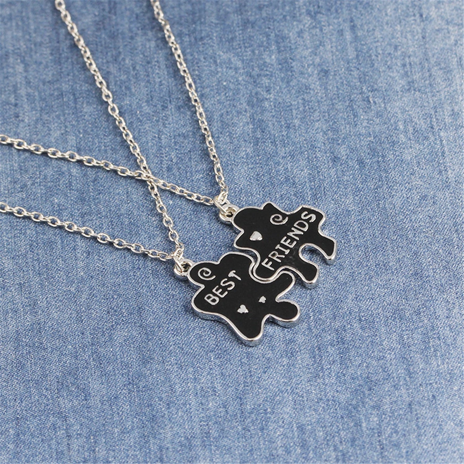 Mothers Day Gifts, Necklaces for Women, Fashion Sliver Fresh Best Friends Clavicle Necklace Womens Jewellery Jewelry Gift for Women