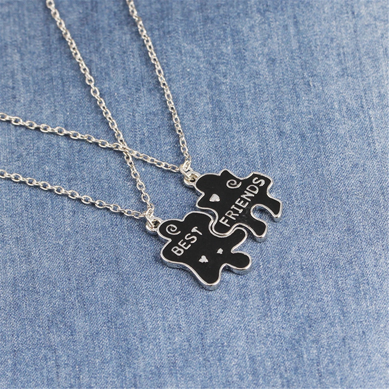 Mothers Day Gifts, Necklaces for Women, Fashion Sliver Fresh Best Friends Clavicle Necklace Womens Jewellery Jewelry Gift for Women