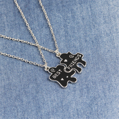 Mothers Day Gifts, Necklaces for Women, Fashion Sliver Fresh Best Friends Clavicle Necklace Womens Jewellery Jewelry Gift for Women
